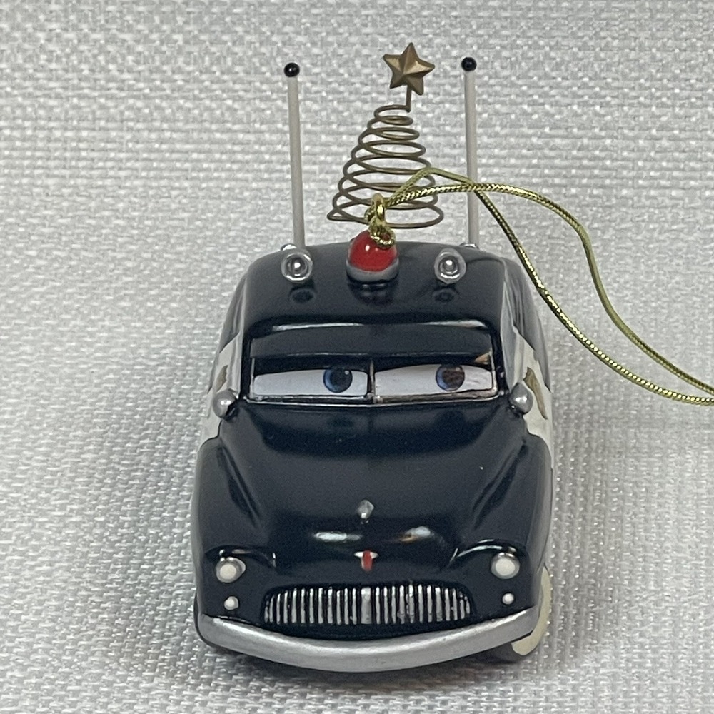 Grolier Disney Early Moments Cars Christmas Ornament Sheriff President's Edition - Picture 5 of 9